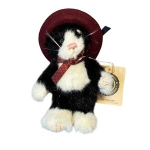 NWT New Vintage 1990 Boyds Bear Phoebe Purrsmore Kitty Cat